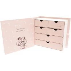 Boîte à Souvenirs Disney Personnalisée - Minnie Rose -Disney boite a souvenirs disney personnalisee minnie rose 3