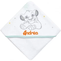 Cape De Bain Disney Personnalisée Le Roi Lion - Simba -Disney cape de bain disney personnalisee le roi lion simba 2