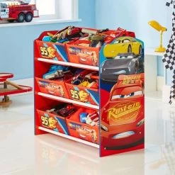 Disney CARS Meuble De Rangement Enfant A 6 Paniers -Disney cars meuble de rangement enfant a 6 paniers 5013138663172 1027033
