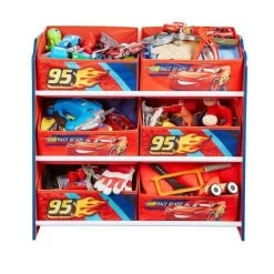 Disney CARS Meuble De Rangement Enfant A 6 Paniers -Disney cars meuble de rangement enfant a 6 paniers 5013138663172 1027034