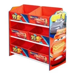 Disney CARS Meuble De Rangement Enfant A 6 Paniers -Disney cars meuble de rangement enfant a 6 paniers 5013138663172 1027035