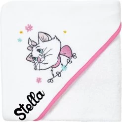 Disney Coffret Avec Cape De Bain Personnalisée - Marie Aristochat