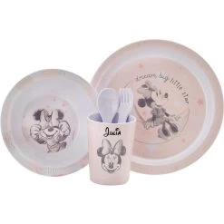 Coffret Repas Disney Avec Gobelet Personnalisé - Minnie