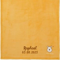 Couverture Bébé Bi-matière Disney Personnalisée - Winnie Rétro -Disney couverture bebe bi matiere disney personnalisee winnie retro 4