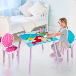 Disney Princesses Ariel - Ensemble Table Et 2 Chaises Pour Enfants -Disney disney princesses ariel ensemble table et 2 chaises pour enfants 5013138670446 454156