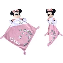 Doudou Disney Personnalisé - Minnie à Fleurs -Disney doudou disney personnalise minnie a fleurs 2