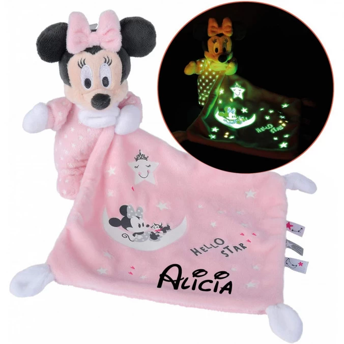Doudou Lumineux Disney Personnalisé - Minnie 3 Doudou Lumineux Disney Personnalisé - Minnie