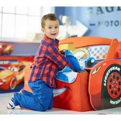 Disney Lit Enfant Flash McQueen Avec Rangement 70 X 140 Cm Abel -Disney lit enfant flash mcqueen avec rangement 70 x 140 cm abel 5013138663042 486843