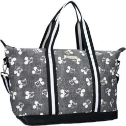 Disney MICKEY MOUSE Sac Shopping Shop Till You Drop Gris