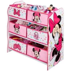 Disney MINNIE Meuble De Rangement Pour Chambre D'Enfant Avec 6 Bacs -Disney minnie meuble de rangement pour chambre d enfant avec 6 bacs 5013138666449 496976