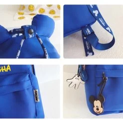 Sac à Dos Maternelle Disney Personnalisé - Mickey Bleu -Disney sac a dos maternelle disney personnalise mickey bleu 2