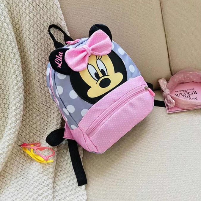 Sac à Dos Maternelle Disney Personnalisé - Minnie 4 Sac à Dos Maternelle Disney Personnalisé - Minnie – Image 2