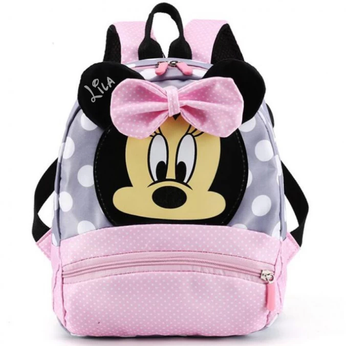 Sac à Dos Maternelle Disney Personnalisé - Minnie 6 Sac à Dos Maternelle Disney Personnalisé - Minnie – Image 4