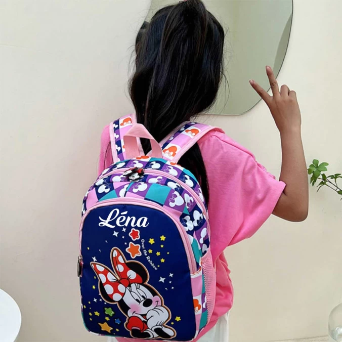 Sac à Dos Maternelle Disney Personnalisé - Minnie Aux étoiles 4 Sac à Dos Maternelle Disney Personnalisé - Minnie Aux étoiles – Image 2