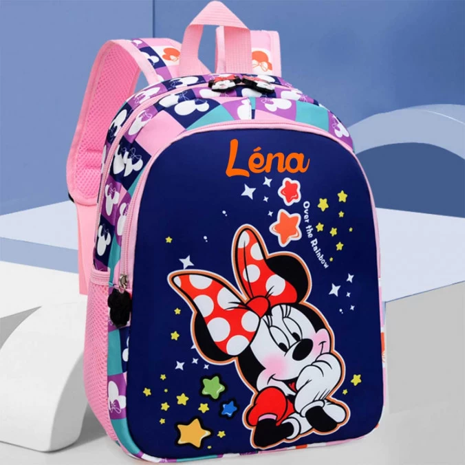 Sac à Dos Maternelle Disney Personnalisé - Minnie Aux étoiles 8 Sac à Dos Maternelle Disney Personnalisé - Minnie Aux étoiles – Image 6