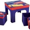 Disney Cars Table Carrée Et 2 Tabourets De Rangement Cars Disney -Disney table carree et 2 tabourets de rangement cars disney 3700057126414 267251