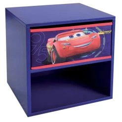 Disney Cars Table De Chevet 1 Tiroir 1 Niche Cars Disney