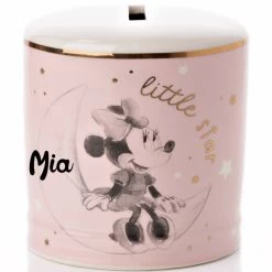 Tirelire En Céramique Disney Personnalisée - Minnie Rose -Disney tirelire en ceramique disney personnalisee minnie rose 5